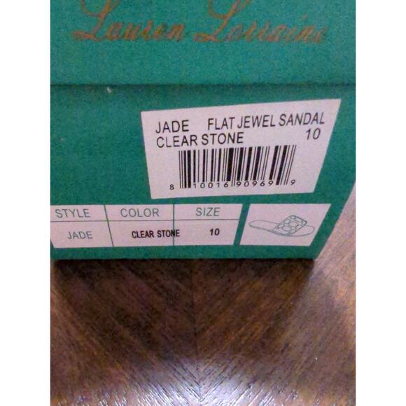 Lauren Lorraine Jade Clear Slide Size 10 NIB - Picture 4 of 4